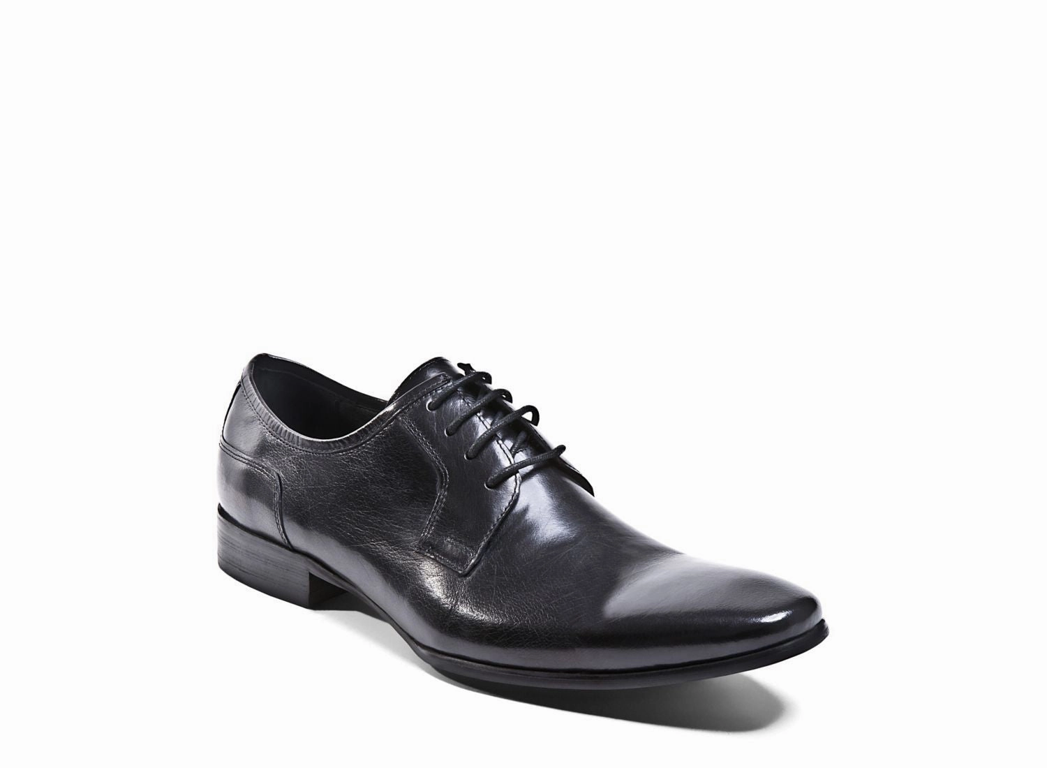 DESMOND BLACK LEATHER Cheerleading Saddle Oxfords