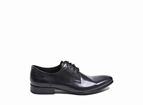Oxford Lacing DESMOND BLACK LEATHER