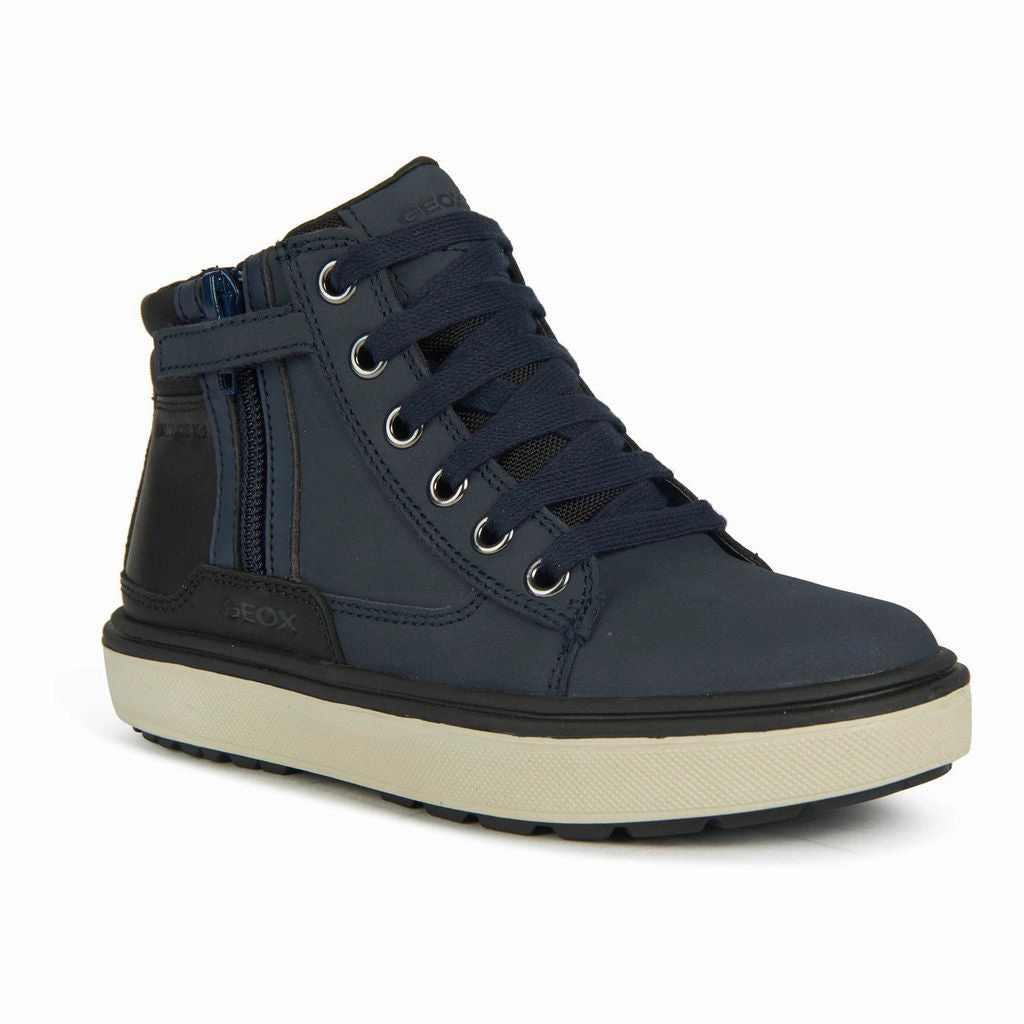 Sneakers Factory Navy Mattias High Top Sneakers