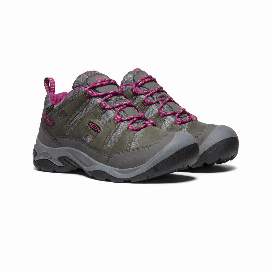 Hiking Shoes Size 7 Women's Circadia Waterproof Steel Grey/Boysenberry