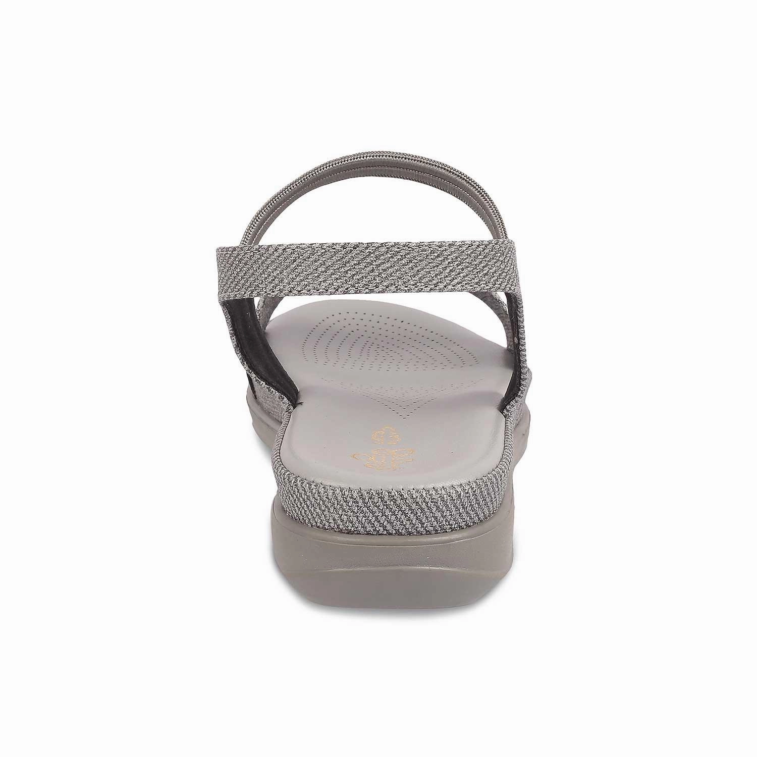 The Linz Grey Women's Casual Wedge Sandals Tresmode Closed Toe Slide Sandals