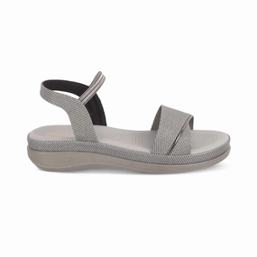 The Linz Grey Women's Casual Wedge Sandals Tresmode Kurt Geiger Kensington Sandals