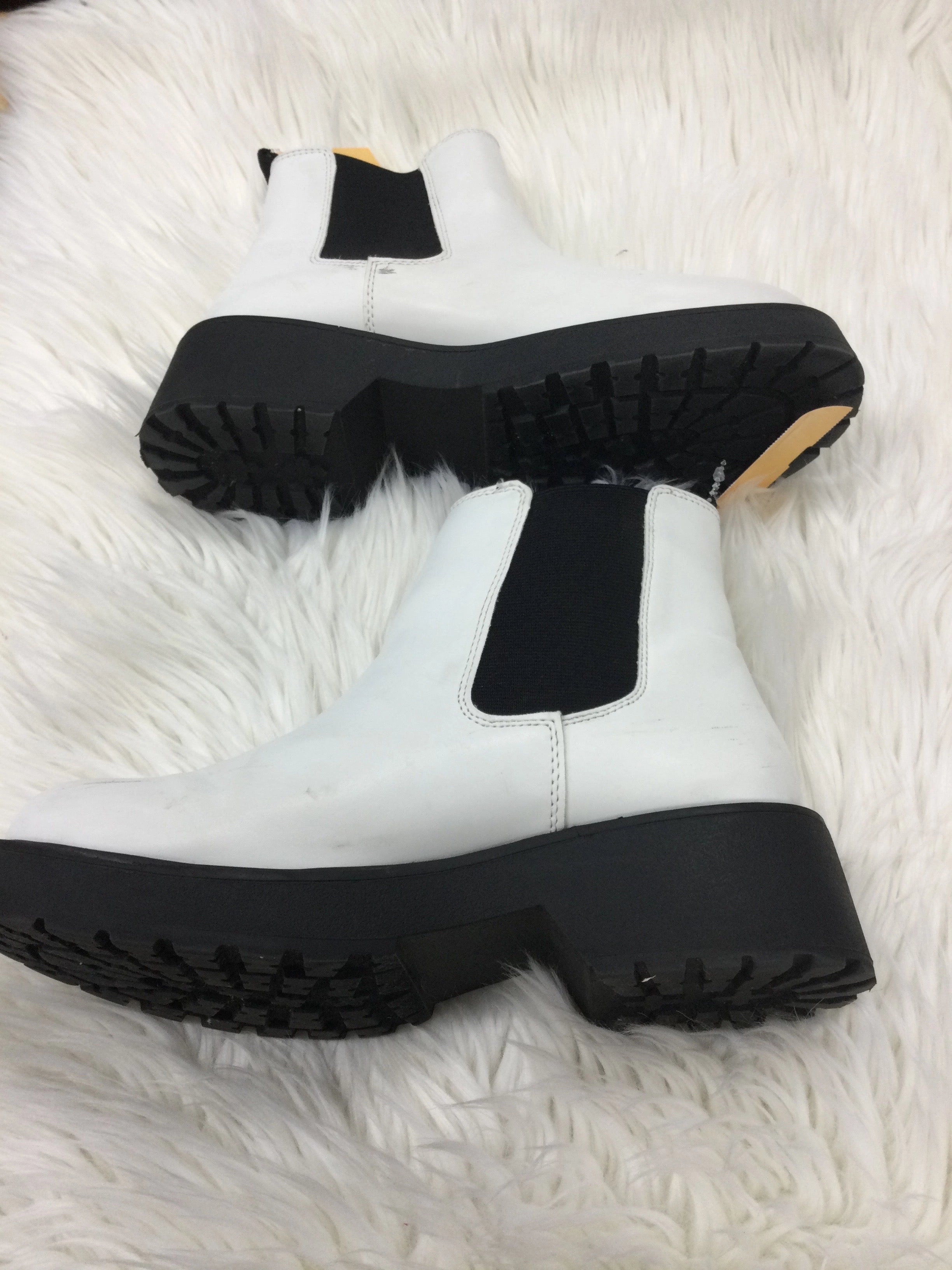 Boots O Neal Boots Ankle Flats By Madden Girl In White, Size:8