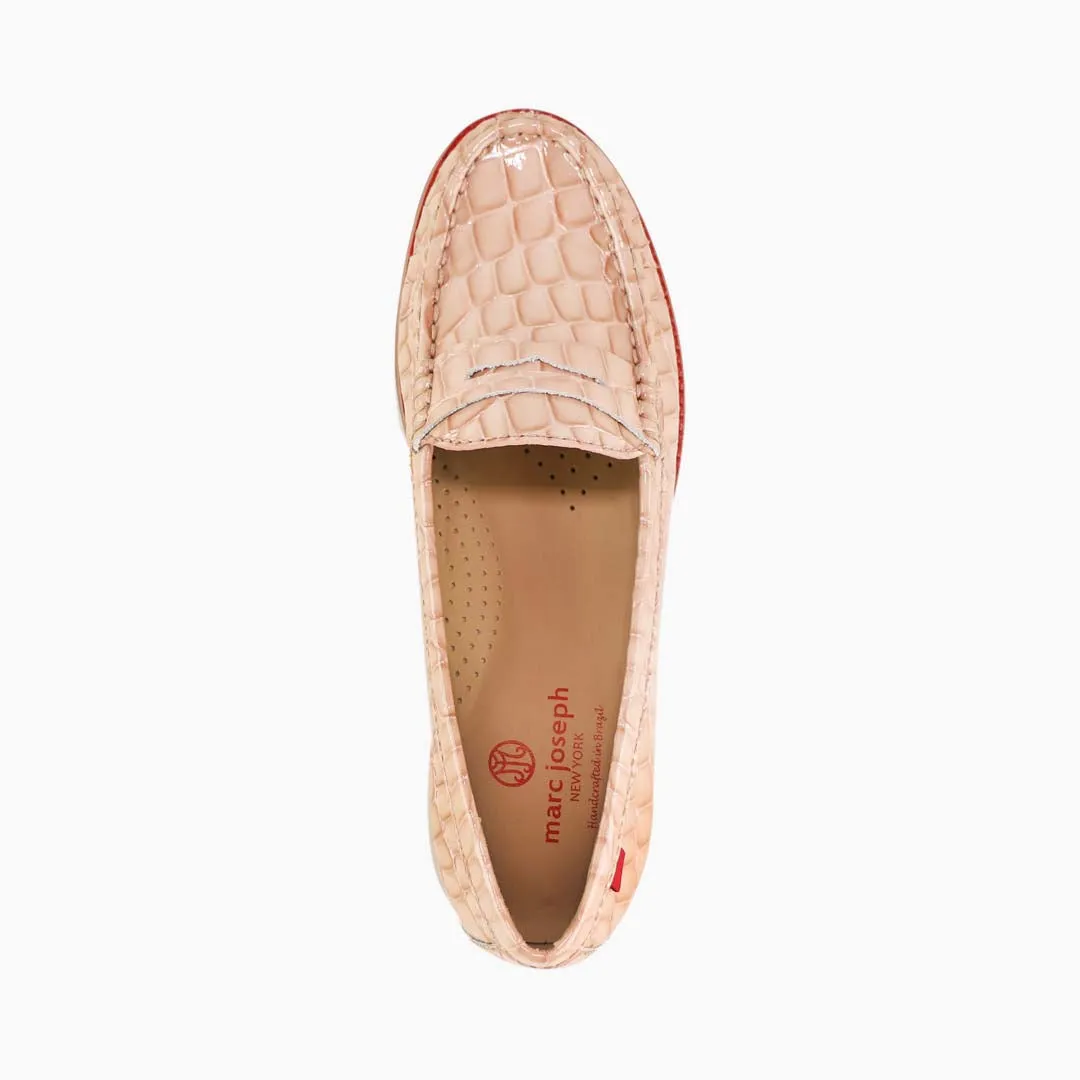 East Village, Women Snakeskin Loafers