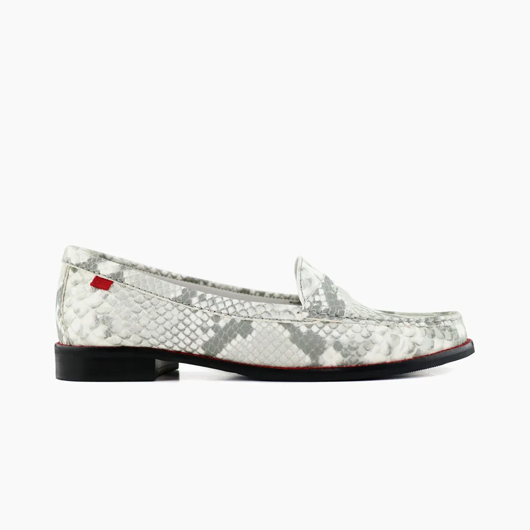 East Village, Women Triangle-patch Leather Loafers