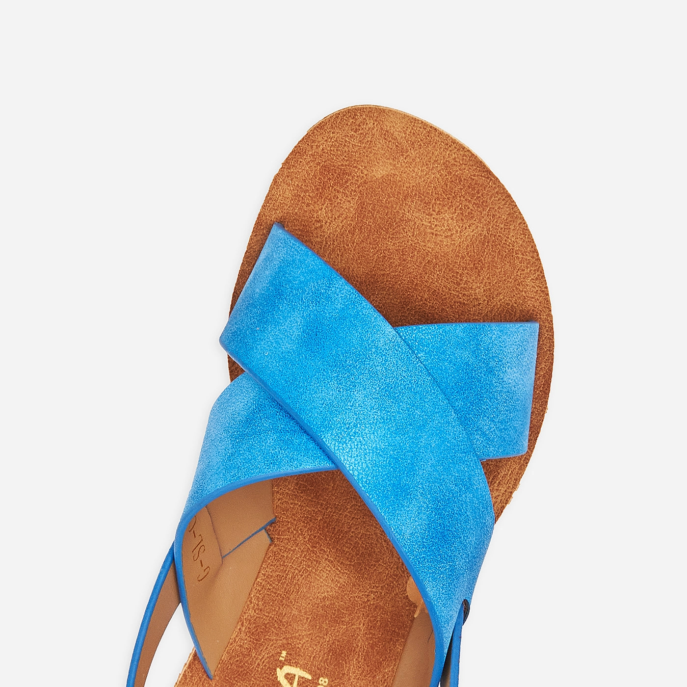 Wooden Sandals Cross-Strap Girls Sandals