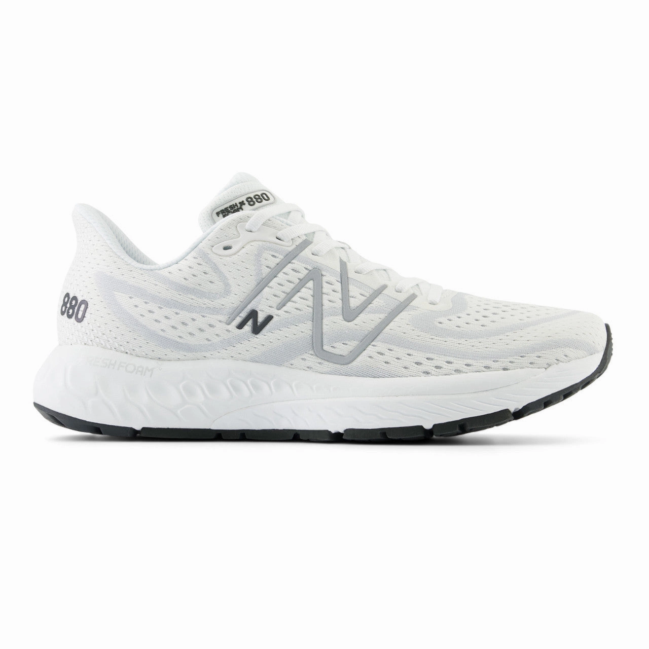 Men's New Balance Fresh Foam X 880v13, White/Granite/Silver, 11 2E Wide New Balance Youth Cleats