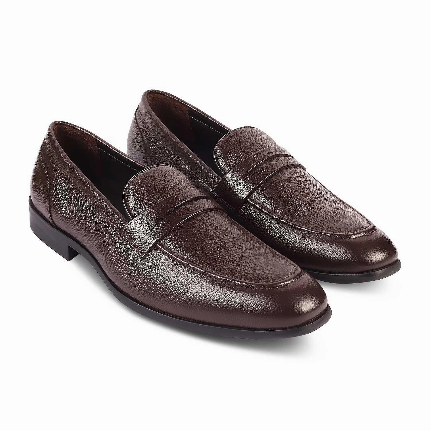 Loafers Coach The Quebec Brown Men's Leather Loafers Tresmode