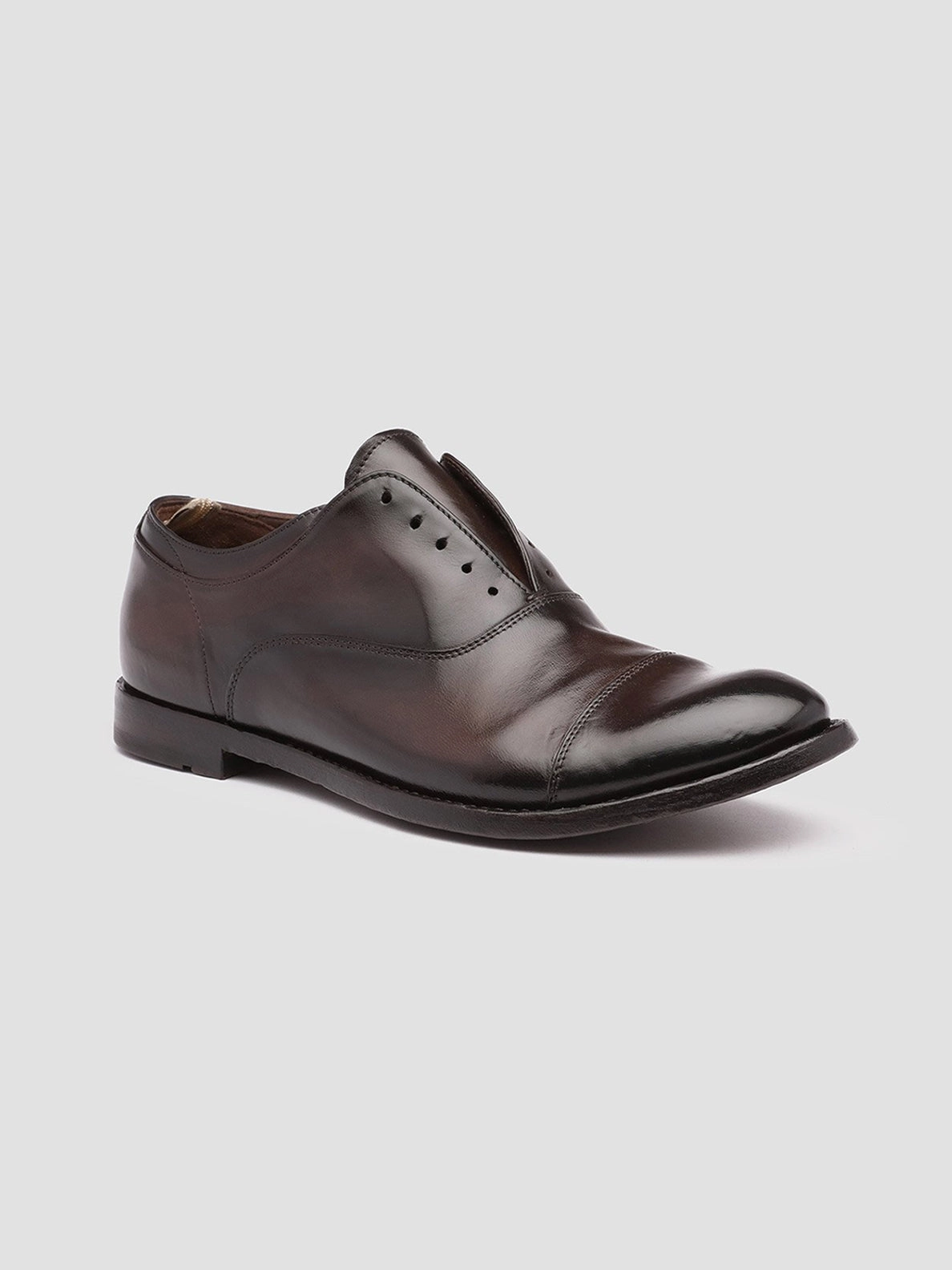 Saddle Oxford ANATOMIA 08 - Brown Leather Oxford Shoes