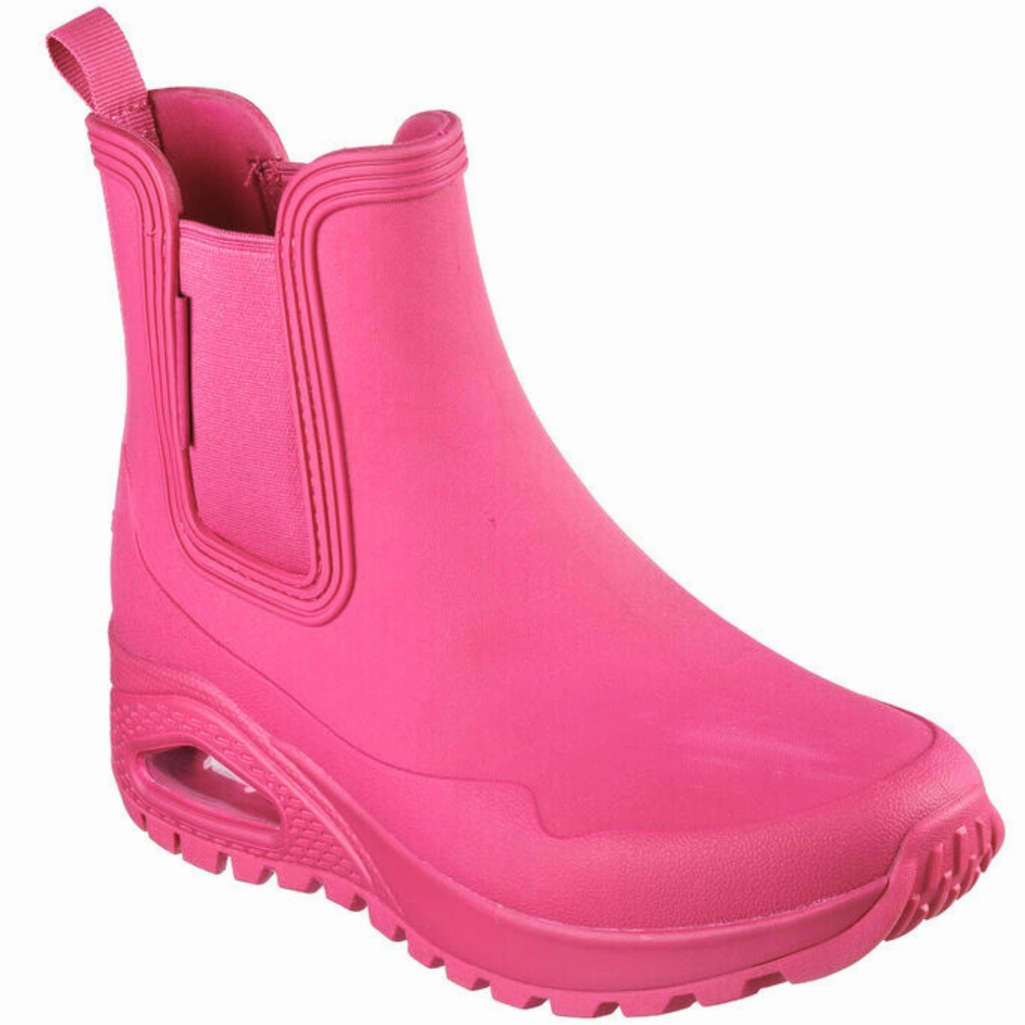 Waterproof Cotton Shoes Skechers Women's 177183 Uno Rugged-Dancing N The Rain Magenta Casual Boots