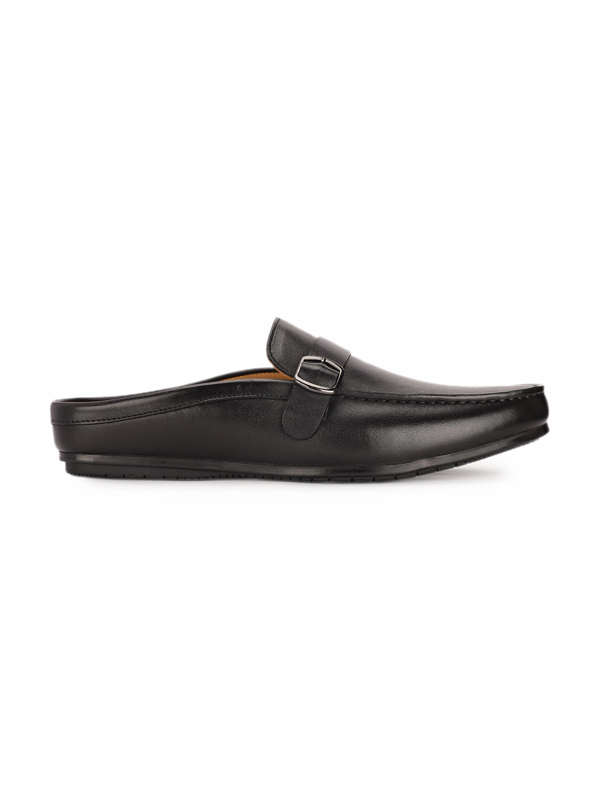 Suede Shoes Loafers Mikkel Premium Leather Back Open Mules