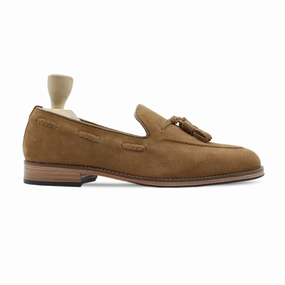 Oak Street Loafers Elbrus - Men's Camel Kid Suede Loafer