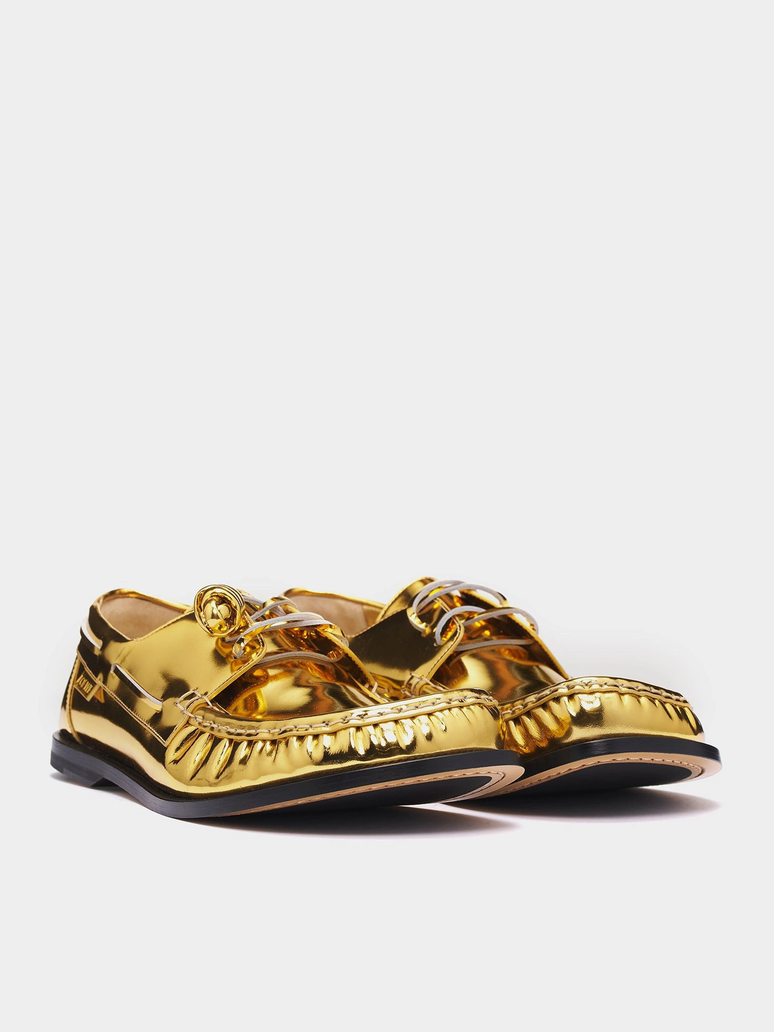 Campo Boat Shoe (MLSCS08X01-GOLD) Smooth Leather Loafers