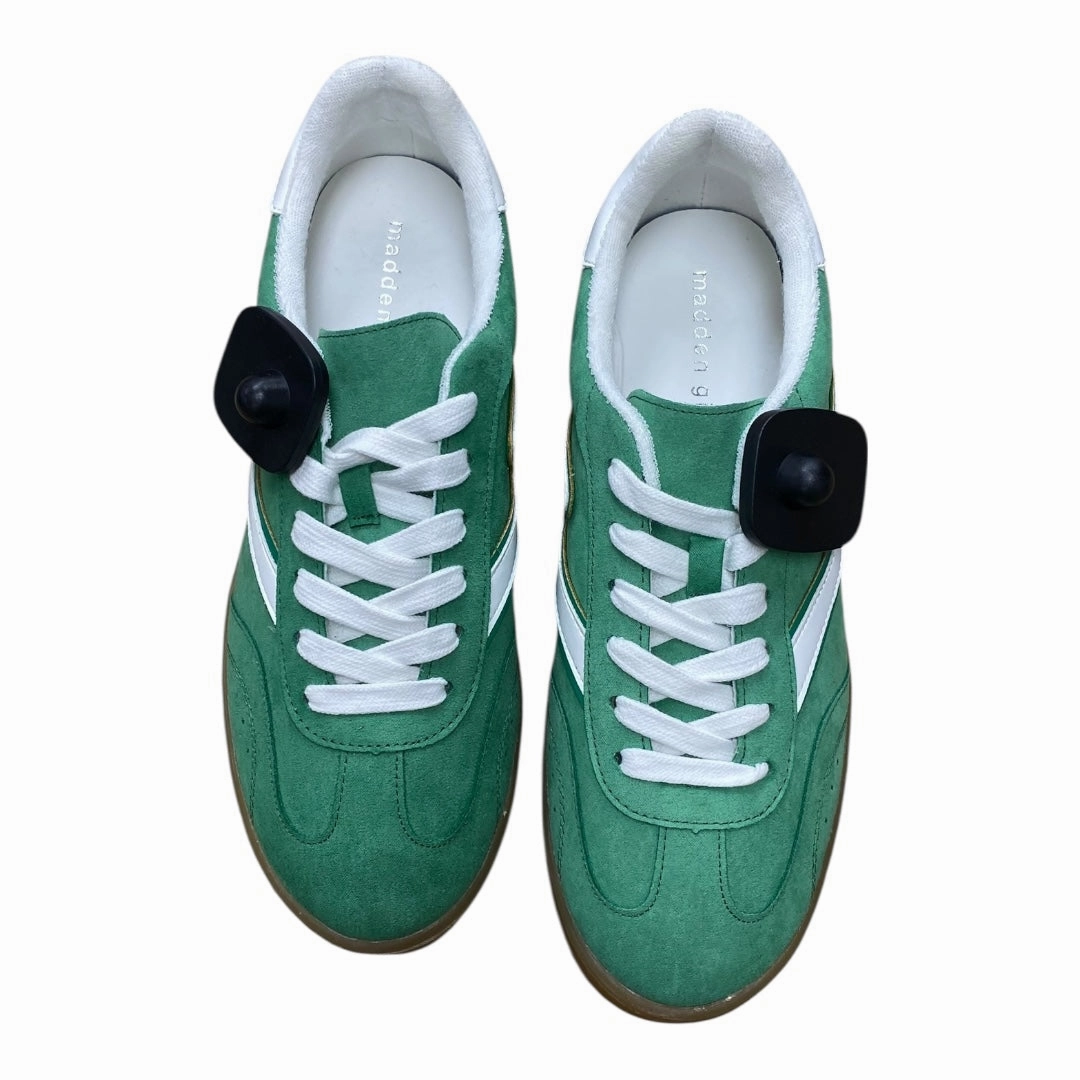 Shoes Sneakers By Madden Girl In Green & White, Size:8.5 Sneakers Pelicula