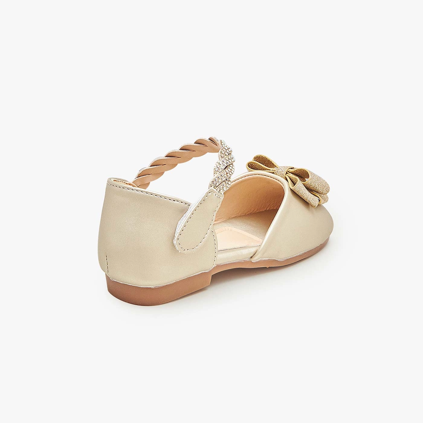 Bow Tie Sandals for Girls Flat Red Sandals