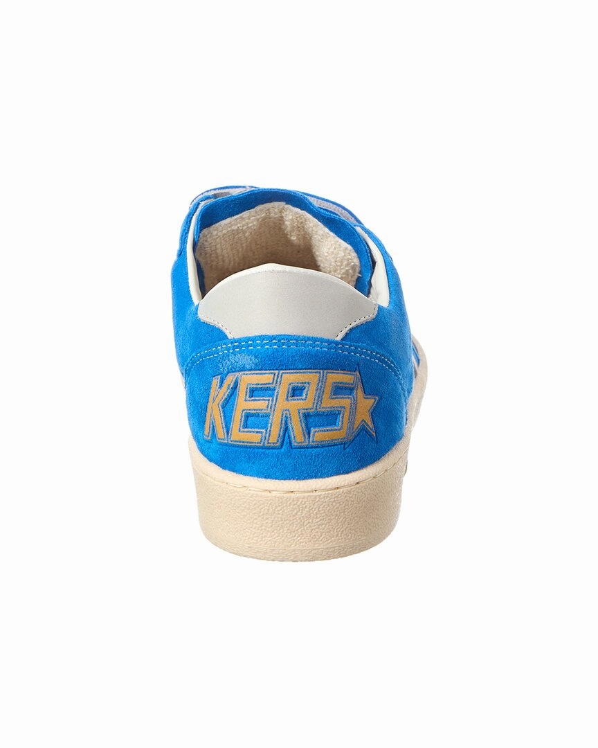 Golden Goose Ballstar Strap Suede Sneaker Sneakers With V On Side