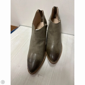 Boots Ankle Heels By Clothes Mentor In Green, Size: 10 Fly Racing Boots