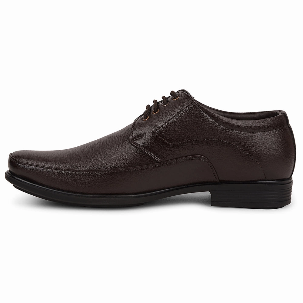 Lace Up Cycling Shoes Review Fortune Brown Formal Lacing Derby Shoes For Men UVL-134 By Liberty