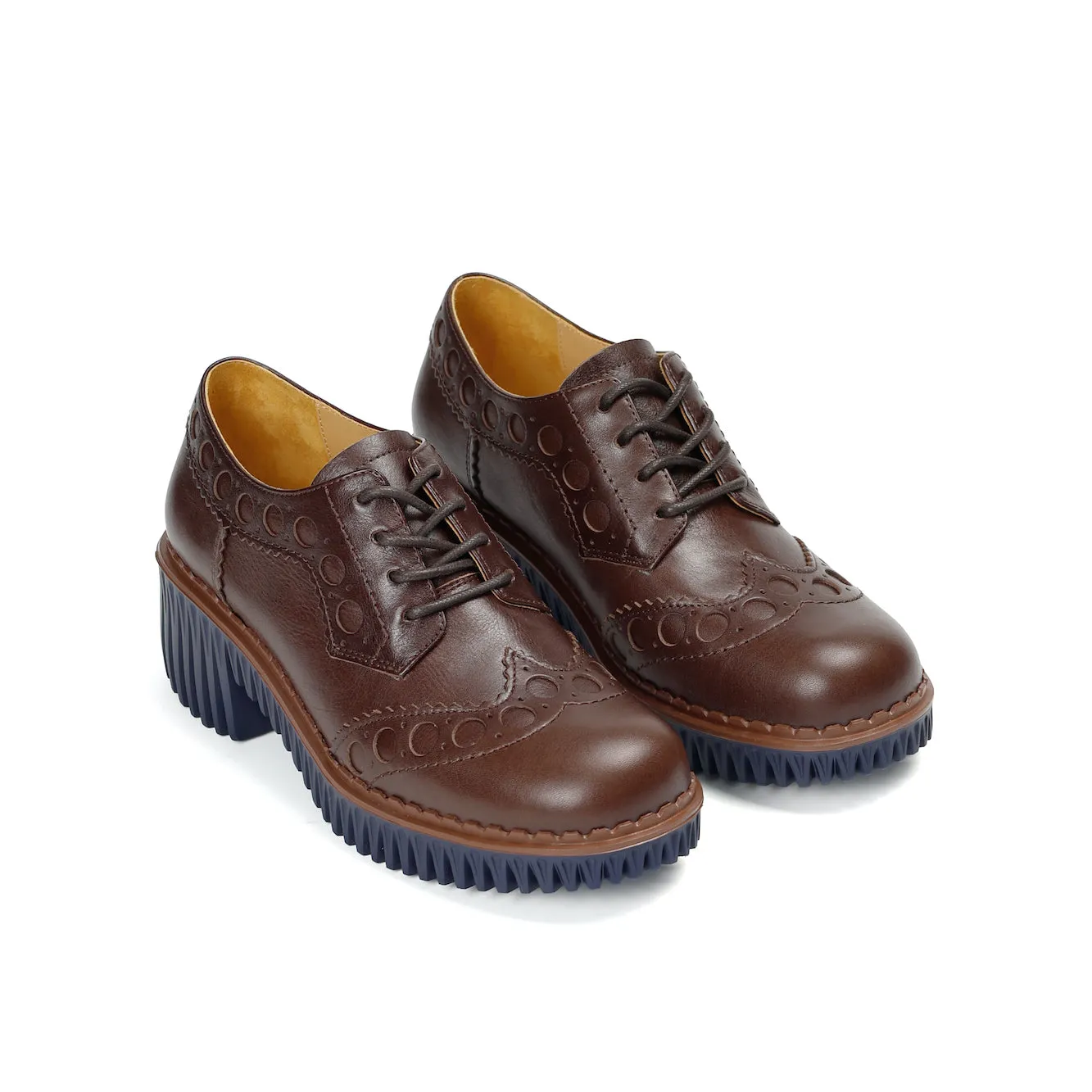 Brogue Shoes Review PLITA WIND COFFEE