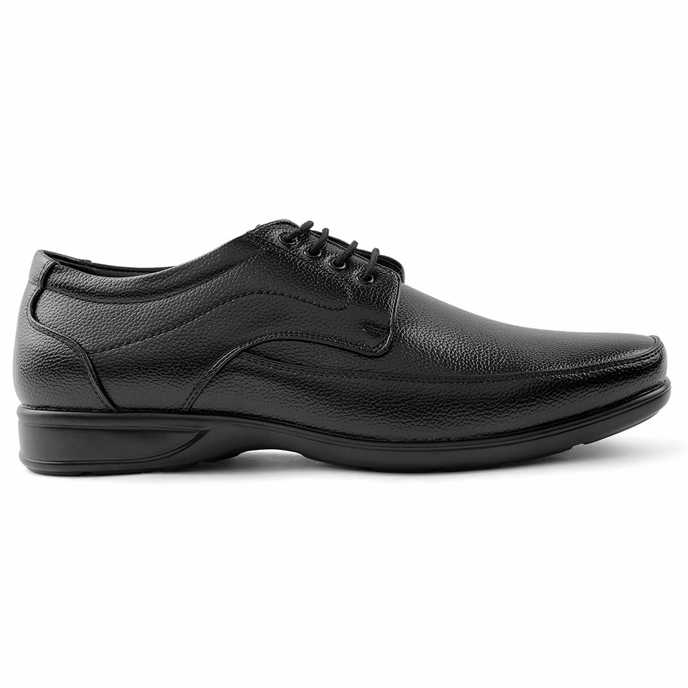 Winter Derby Shoes Fortune Black Lacing Formal Derby Shoes For Men HML-5E By Liberty