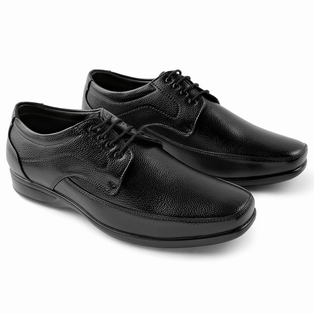 Fortune Black Lacing Formal Derby Shoes For Men HML-5E By Liberty Running Shoe Lace Up