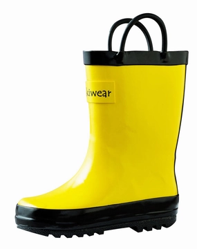 Best Football Boots Loop Handle Boots, Yellow & Black (Adult)