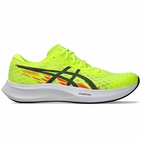 Asics Overpronation Trail Shoes Men's Asics Hyper Speed 4, Safety Yellow/Black, 9 D Medium