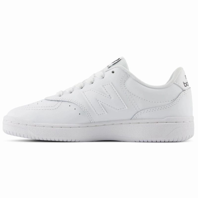 New Balance BB80 v1 Kids Casual Shoes New Balance White Metal Cleats