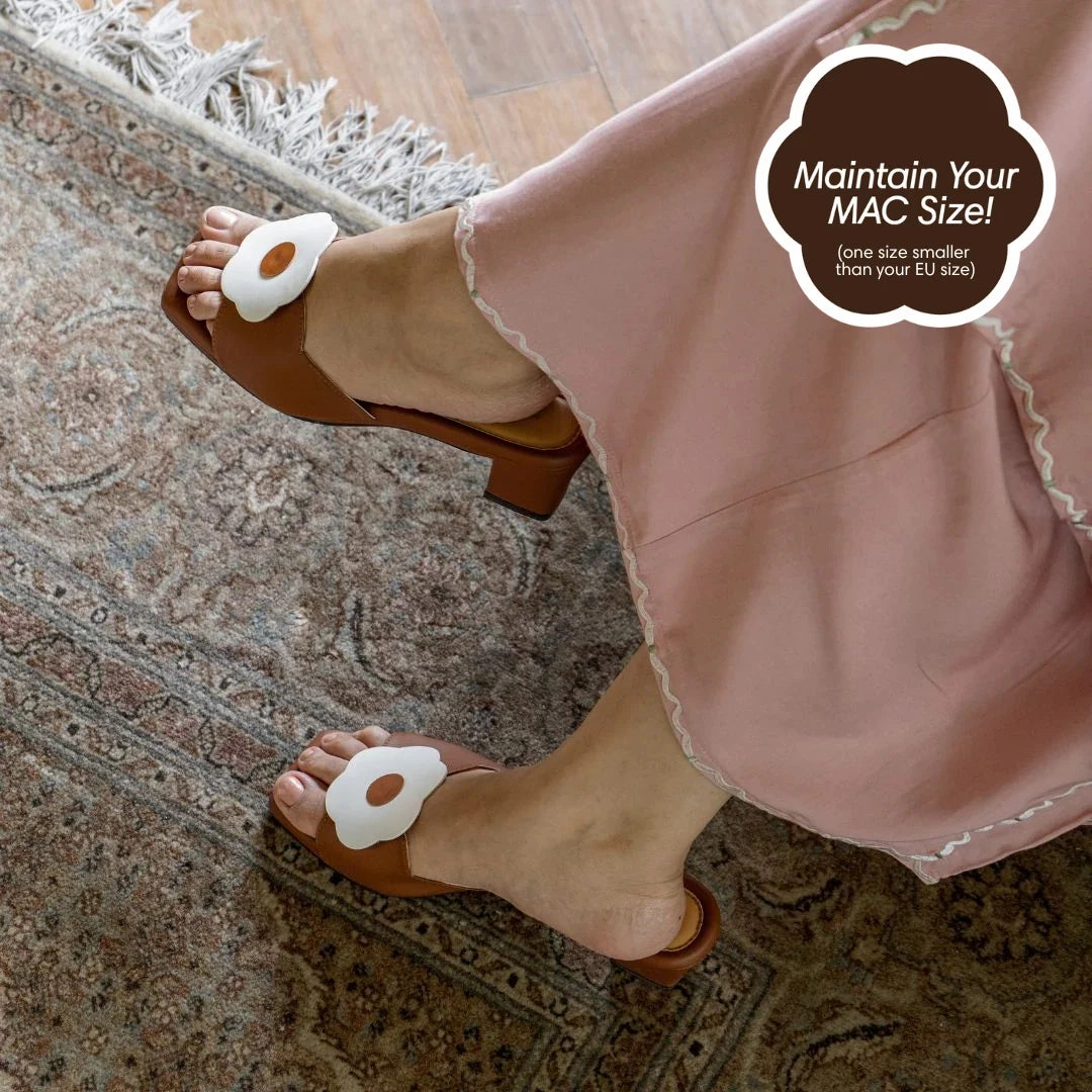 Knee High Boots Stiletto Heel Flutter in Hana Expresso Heels