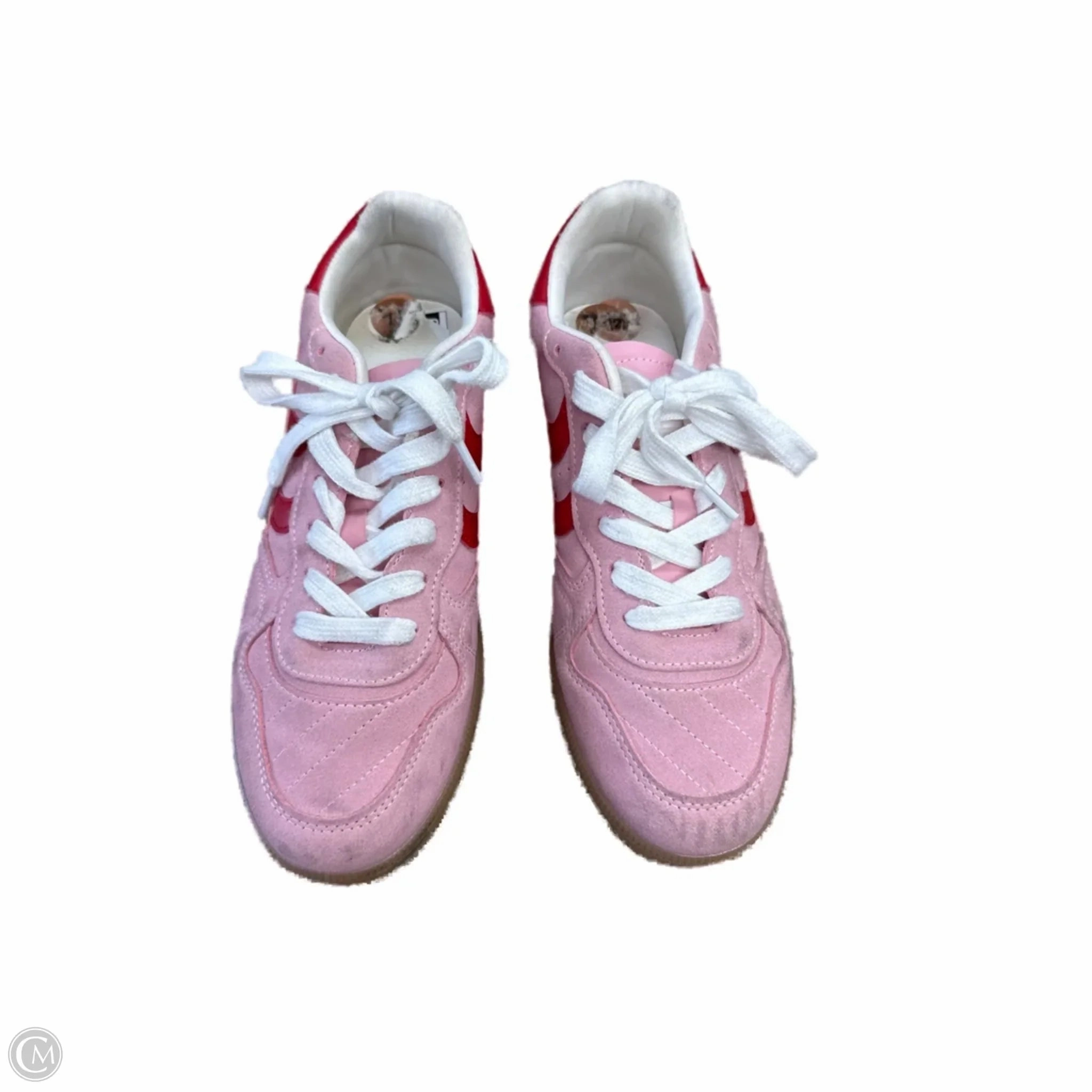 Shoes Sneakers By Madden Girl In Pink & Red, Size: 7.5 Casual Jordan Sneakers