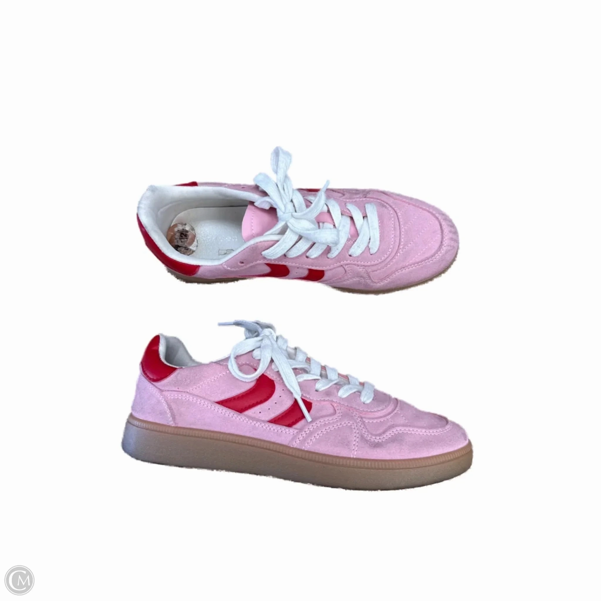 Sneakers Wave Rider Shoes Sneakers By Madden Girl In Pink & Red, Size: 7.5