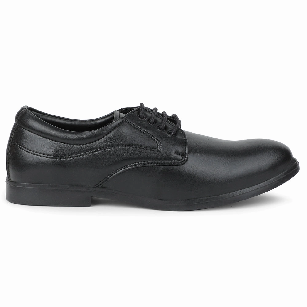 Fortune Black Formal Lacing Derby Shoes For Men MAJESTIC-1 By Liberty Memory Workshift Athletic Lace Up Shoes