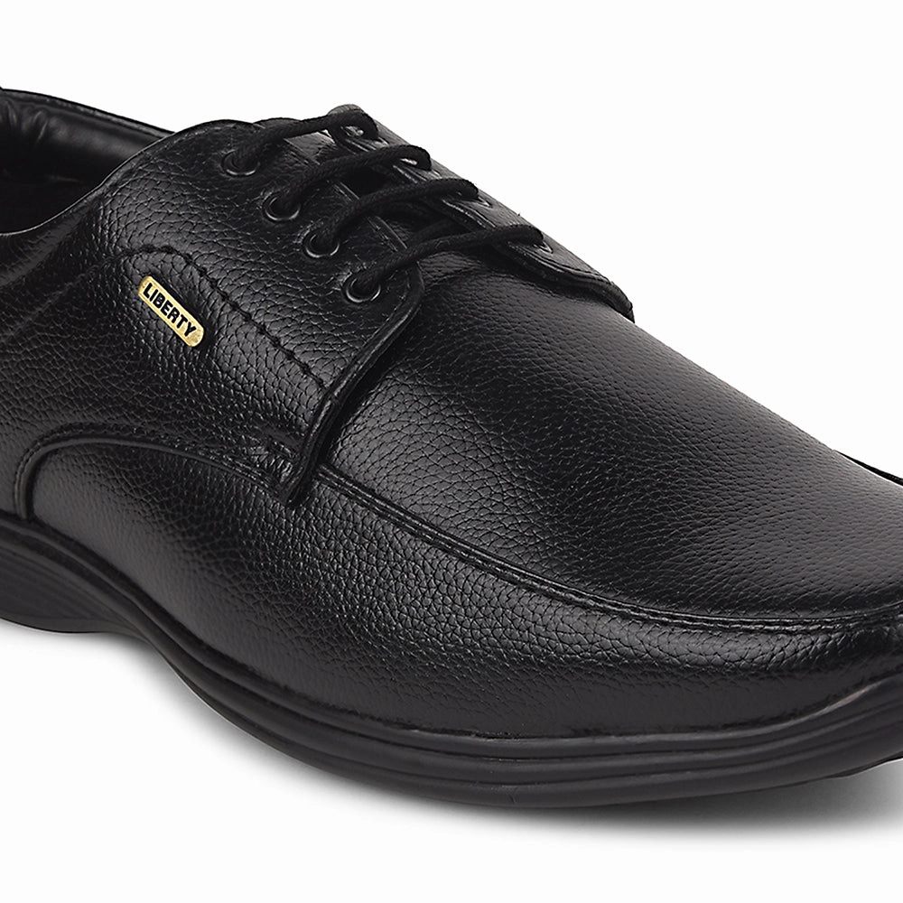 Northfield Lace Up Shoes Fortune Black Formal Lacing Derby Shoes For Men R573-05 By Liberty