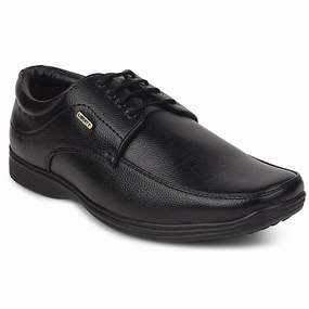 Lace Up Shoes Outfit Fortune Black Formal Lacing Derby Shoes For Men R573-05 By Liberty