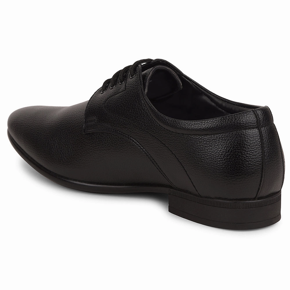 Fortune Black Formal Lacing Derby Shoes For Men UVL-131 By Liberty Elphie Lace-up Ballet Shoe