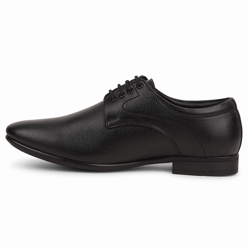 Zara Platform Lace Up Shoes Fortune Black Formal Lacing Derby Shoes For Men UVL-131 By Liberty