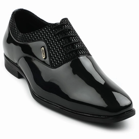 Repairing Toe Cap Climbing Shoes Fortune Black Formal Lacing Oxford Shoes For Mens A998-07 By Liberty