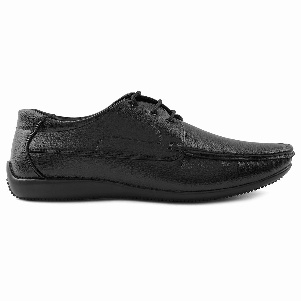 Fortune Black Lacing Formal Derby Shoes For Men HML-6E By Liberty Lace Up Dress Shoes