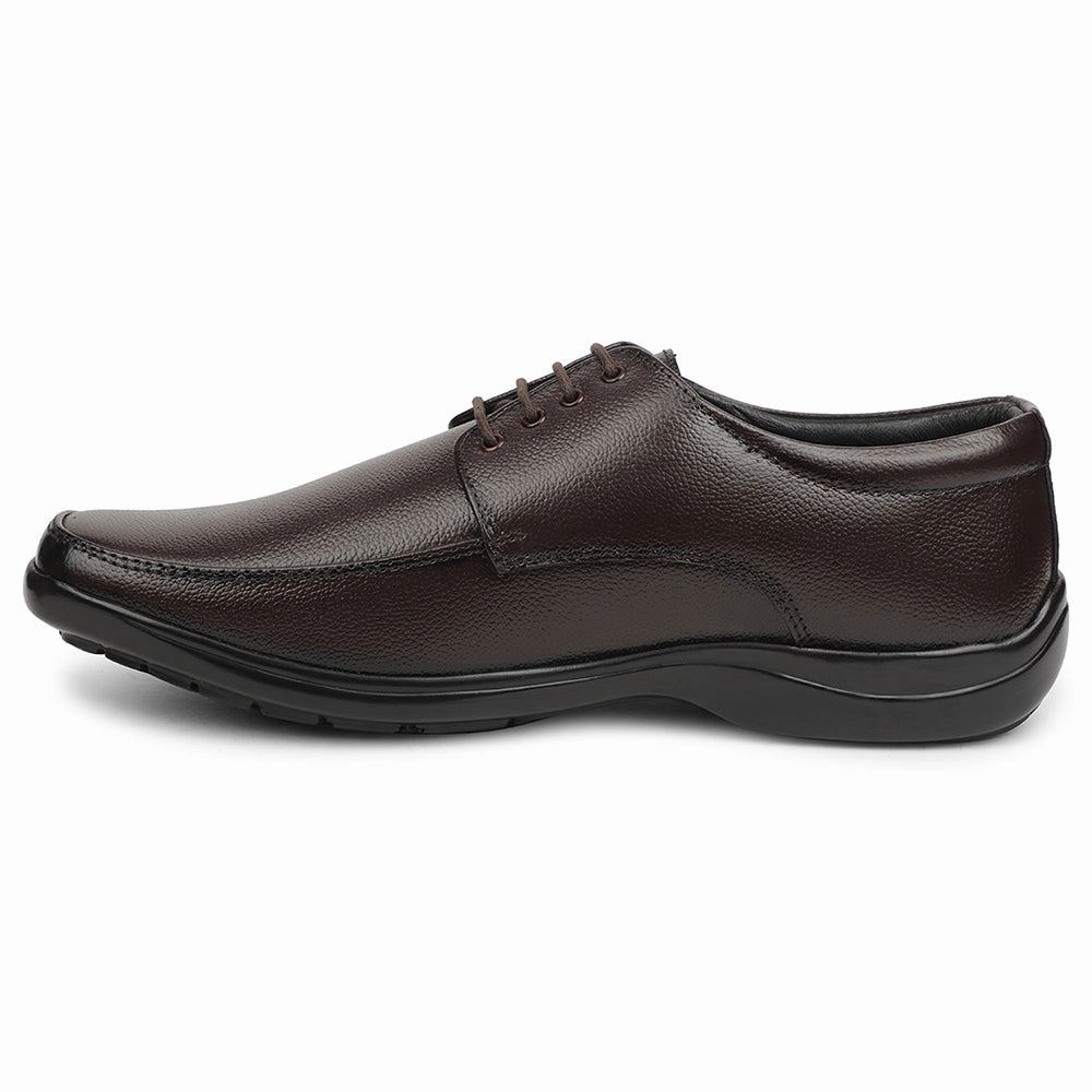 Bespoke Derby Shoes Fortune Brown Formal Lacing Derby Shoes For Men REL-1 By Liberty