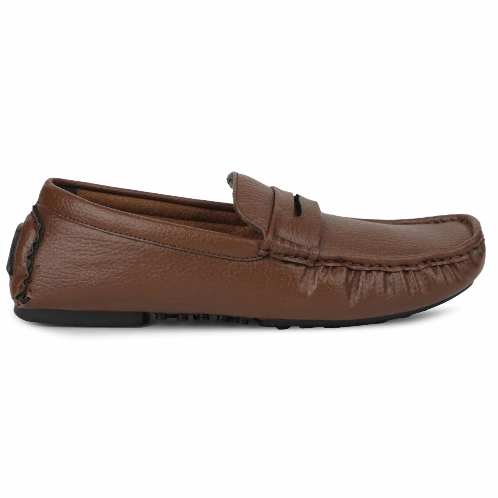 Fortune Brown Formal Loafers For Men CLASSIK-2E By Liberty Loafers Brunello