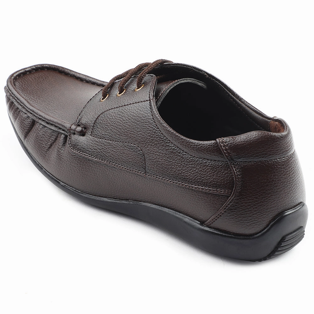 Fortune Brown Lacing Formal Derby Shoes For Men HML-6E By Liberty Derby Shoes Platform
