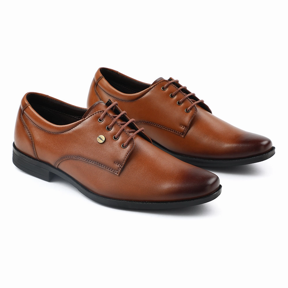 Derby Pattern Shoes Fortune Tan Formal Lacing Derby Shoes For Men BENSTOCK1E By Liberty