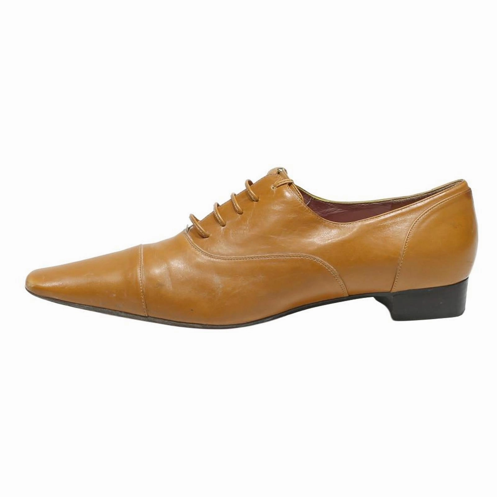 Kieran Brown Oxford FRATELLI ROSSETTI Oxford Mens Shoes Brown & Tan Leather UK 6.5 Formal Smart