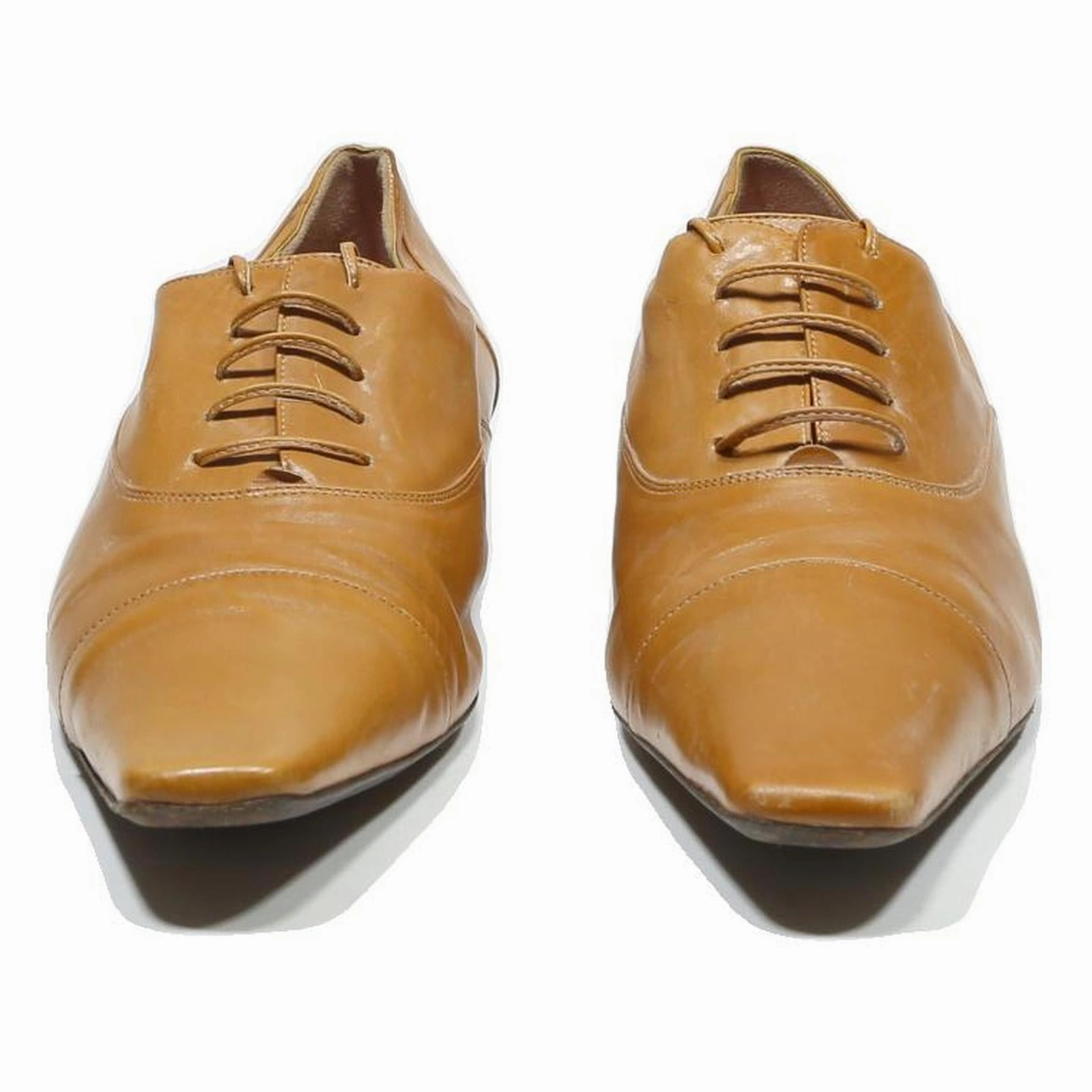 FRATELLI ROSSETTI Oxford Mens Shoes Brown & Tan Leather UK 6.5 Formal Smart Mix Er Oxfords