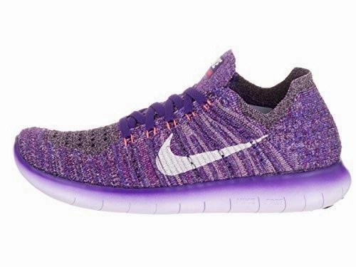 Best Nike Hiking Shoes Free Rn Flyknit Grnd Purple/Wht/Brt Mng/Plm Fg Running Shoe 9 US