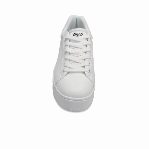 Rival Women's The Ace Rise Court Shoe White Office Wear Casual Shoes