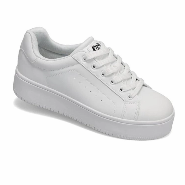 Rival Women's The Ace Rise Court Shoe White Wayne Casual Shoes