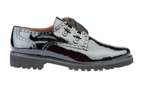 Gab Hippo Black Brogues Brown