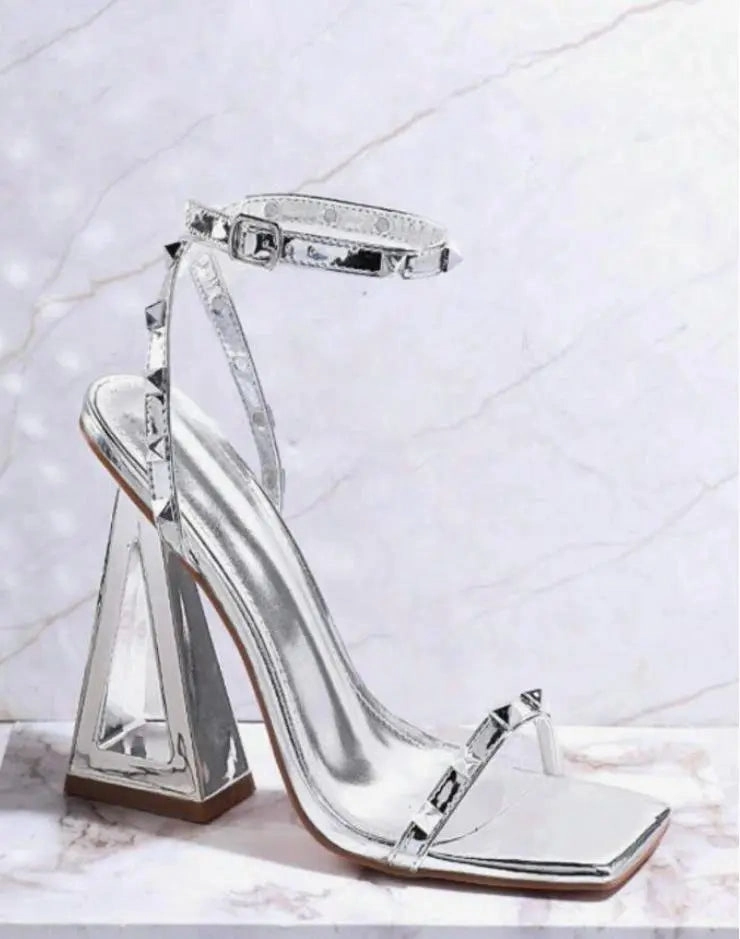 High Heels Sex Pics Geometric Gem Studded Heels