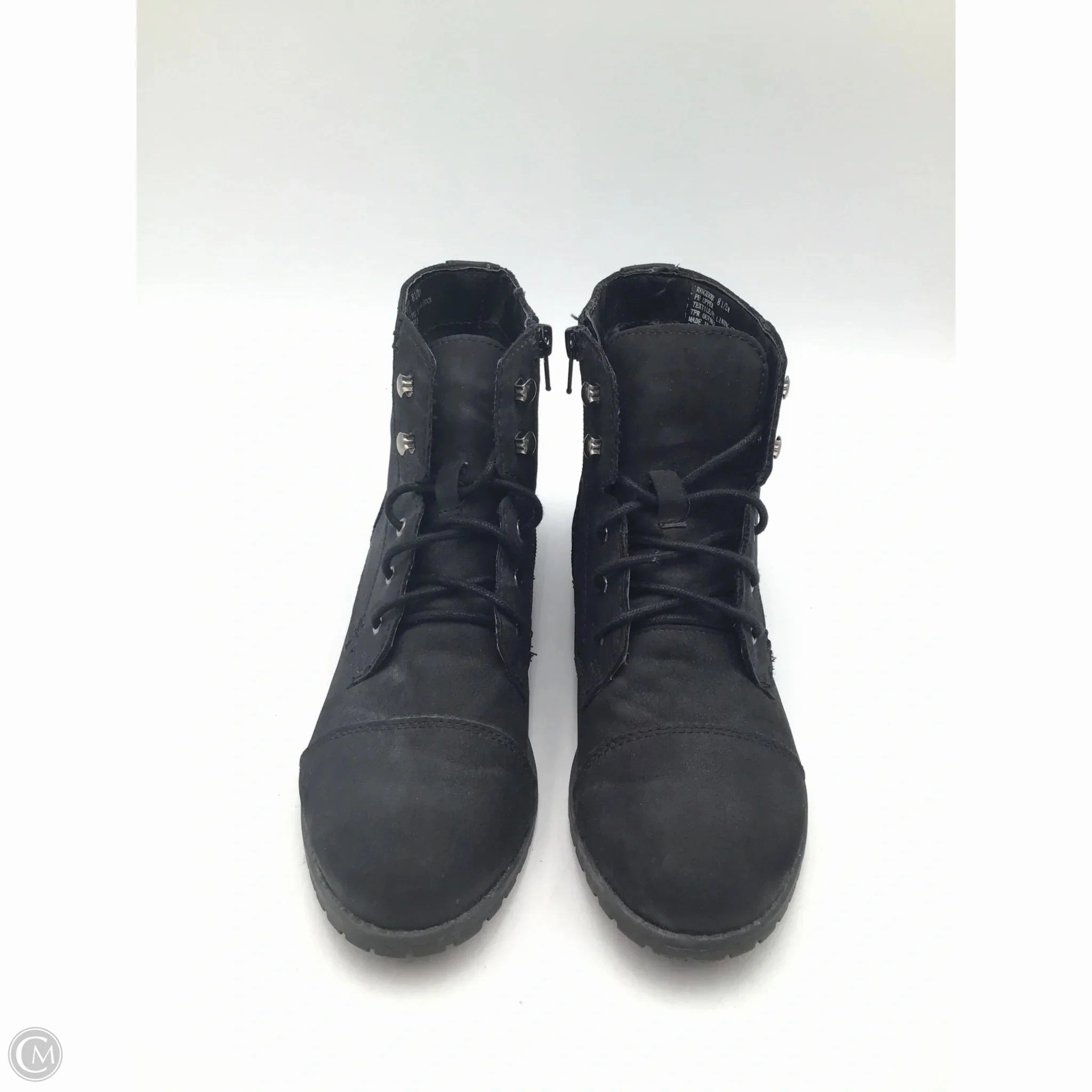 Boots Ankle Flats By Madden Girl In Black, Size: 8.5 Sock Boots